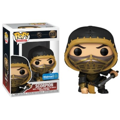 Funko Pop! Movies #1058 Mortal Kombat Scorpion (Metallic)Walmart Exclusive