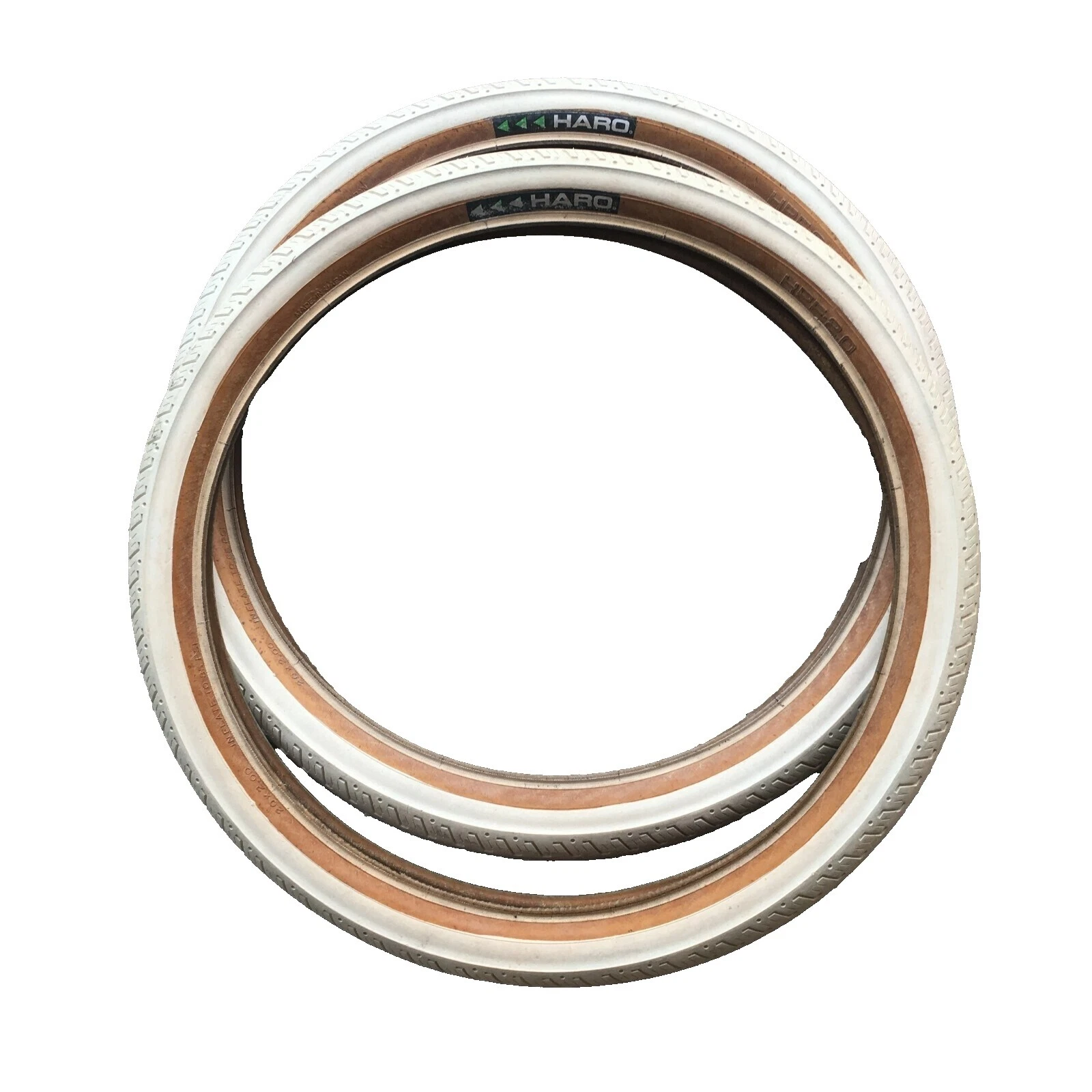 Haro 白色老式自行车零件