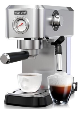 Espresso Machine 20 Bar Coffee Cappuccino Machine Milk Brother & Steam Wand Home