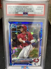 2021 Bowman Draft C.ENCARNACION-Strand Chrome Sapphire Edition PSA 10
