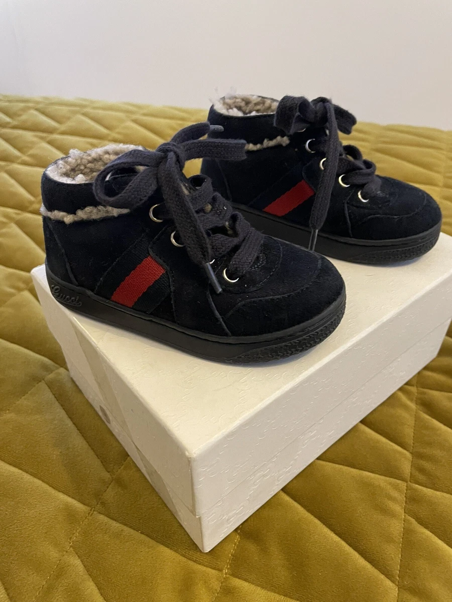 Baby gucci hot sale high tops