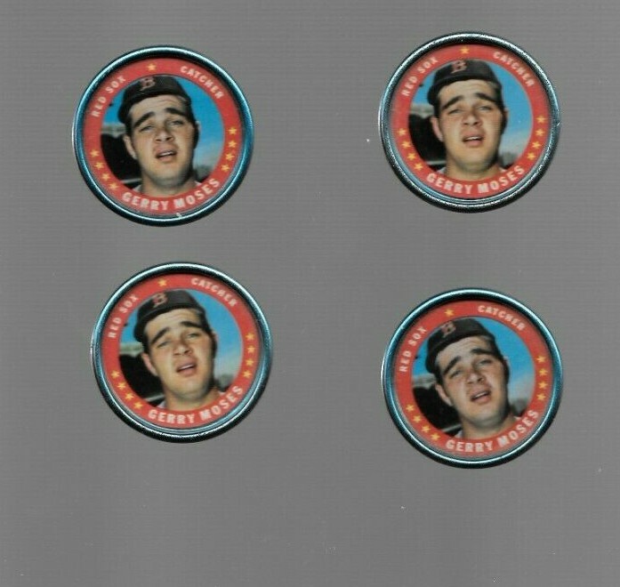 Gerry Moses #6 Baseball Cards 1971 Topps Coins trading card — raw and PSA graded price guide