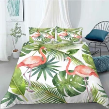 Light Market Leaf 3D Printing Duvet Quilt Doona Covers Pillow Case Bedding Sets