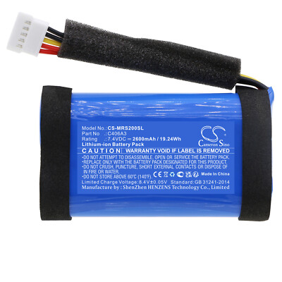 Battery Li-ion 2600mAh C406A3 for Marshall Stockwell II