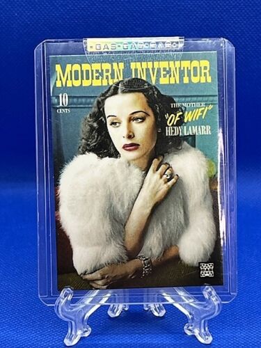 G.A.S. Carte à collectionner S2 Hedy Lamarr inventeur moderne #4 ad back limitée NWRK 🙂 - Photo 1/3