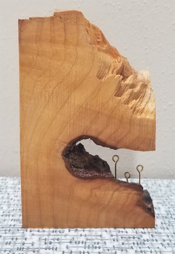 Small Handmade Wood & Wire NATIVITY Bark Edge A World of Nativities T Hunt AS IS - Picture 3 of 8