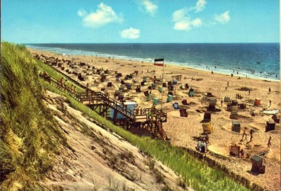 AK: Nordseeinsel SYLT   NORDSEEBAD BANTUM   Weststrand