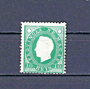 MACAO 1888 #36 MH King Louis I