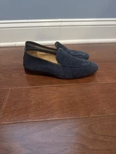 R. Prince Blue Suede Loafers Men’s 8.5 Navy Slip On Loafers Penny Loafers
