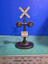 VINTAGE MARX RAILROAD STOP SIGNAL