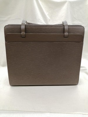 Louis Vuitton Epi Leather Croisette PM Tote Hand Bag Taupe Beige Japan