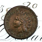 * 1877 * CHOICE XF+/AU INDIAN HEAD PENNY * FROM ORIGINAL COLLECTION