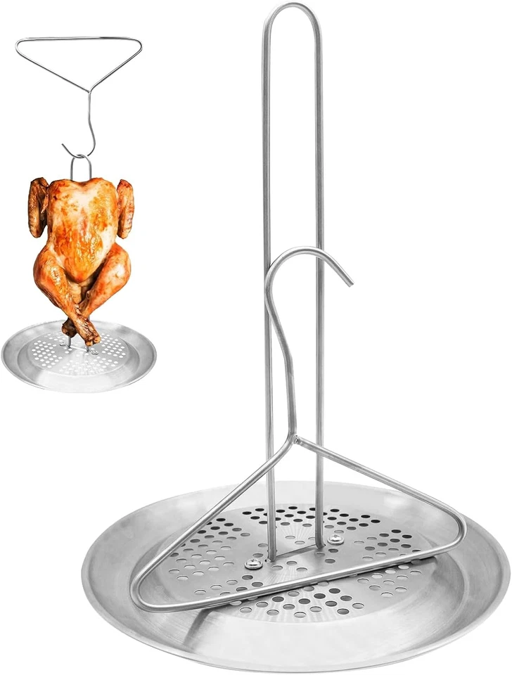 Edelstahl Truthahn Friteuse Ständer Kit, Truthähne Huhn Friteuse Ständer und Aufhänger Set