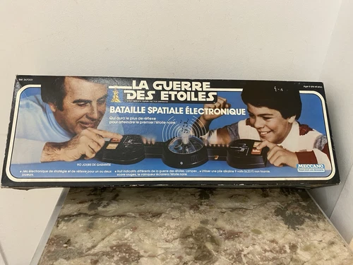 JEUX STAR WARS VINTAGE BATAILLE SPATIALE ELECTRONIQUE MECCANO KENNER 1978 MIB !