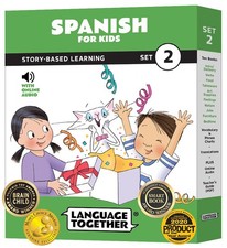 Spanish for Kids: 10 Early Beginner Reader Books with Online Audio and Engli...