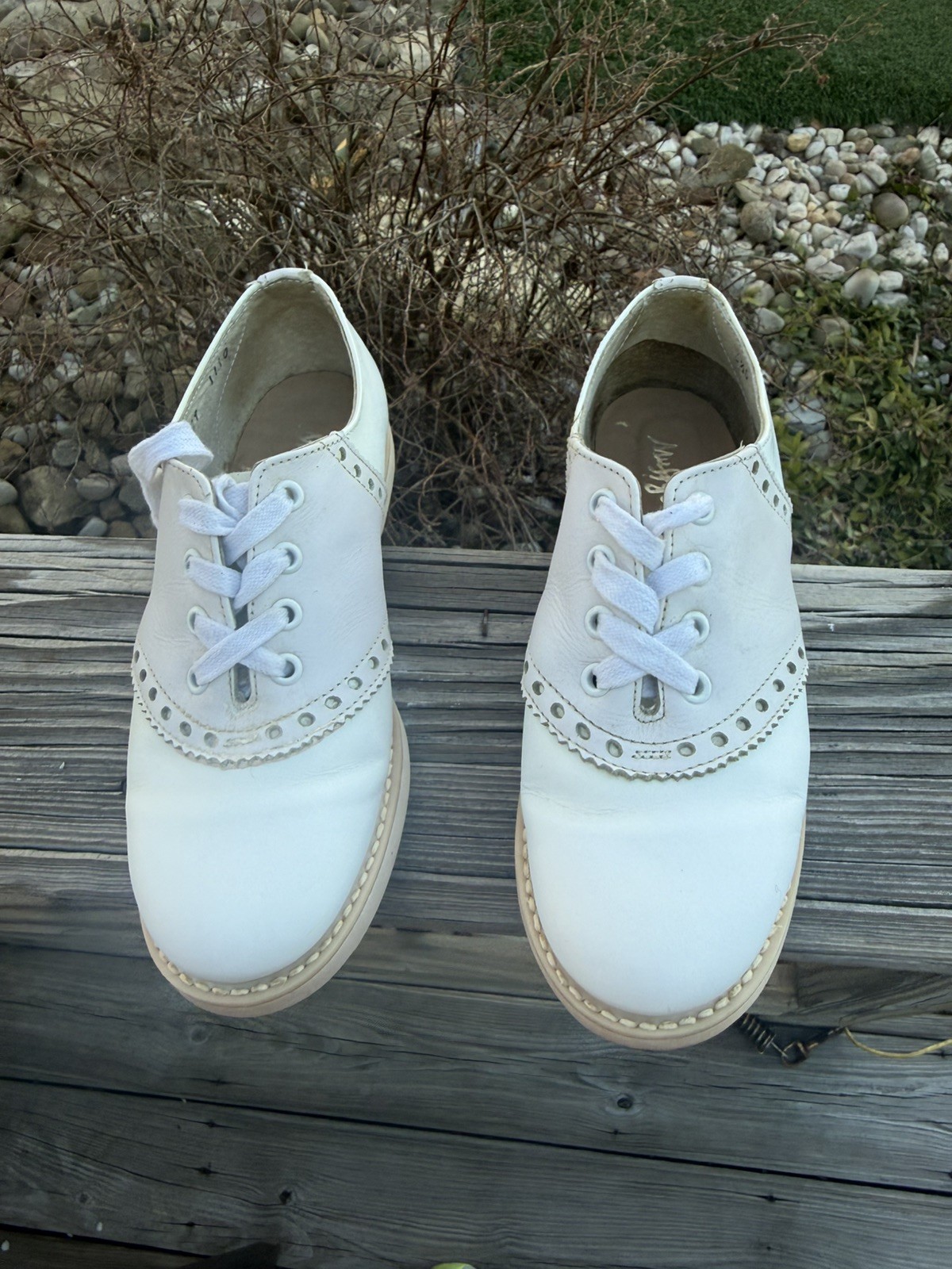 Muffy's light pink white  Saddle Shoes Women's sizes 6.5 C