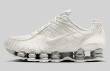 Nike Shox TL Sail White Silver AR3566-103 Women's Sneakers Shoes Size 10 NEW