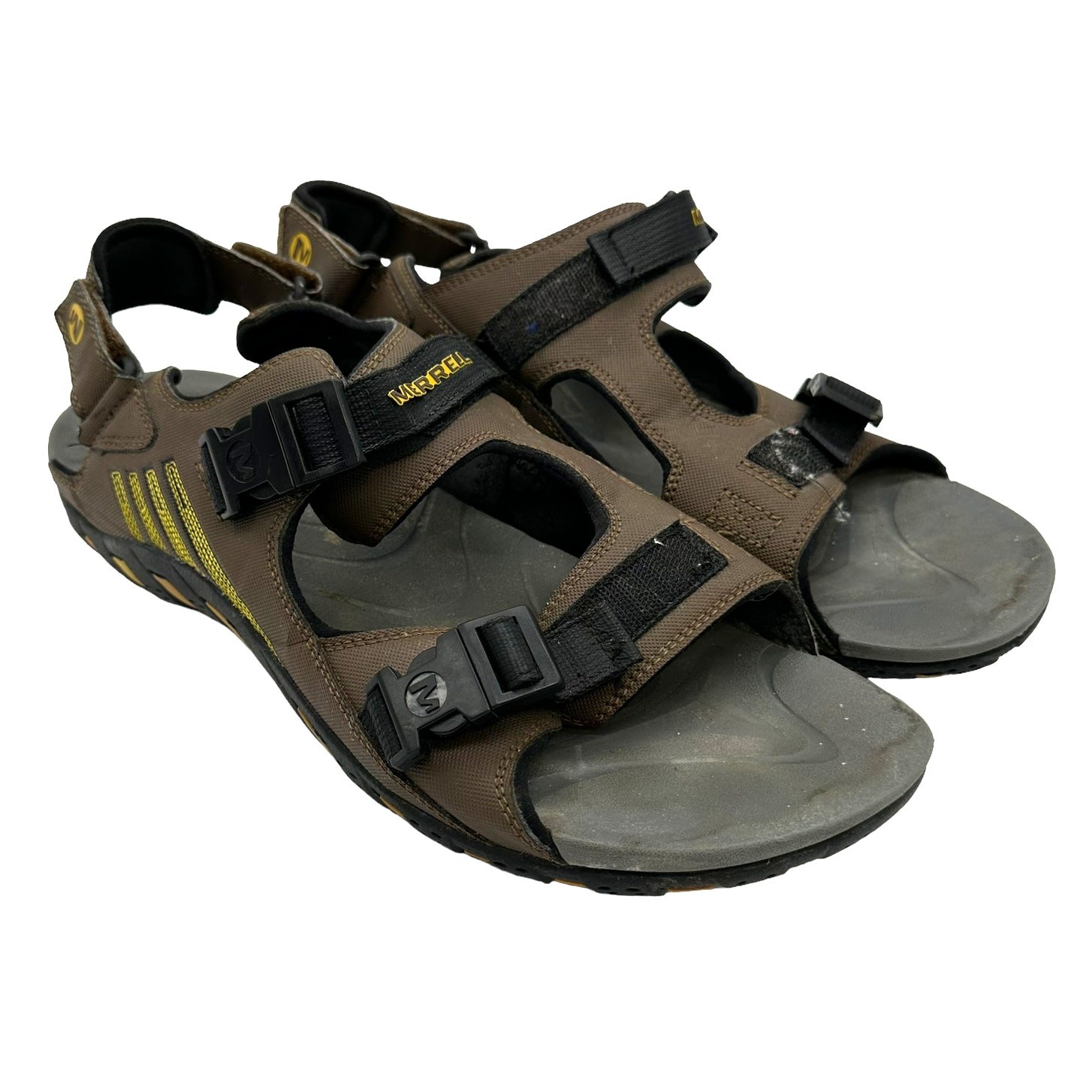 Merrell Uomo WaterPro Rouge in Dark Earth Taglia 14 Ottime Condizioni Gancio e Passante Regolabile