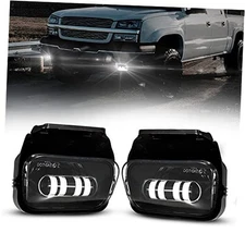  LED Fog Lights Compitable for 2003 2004 2005 2006 Chevy Silverado 