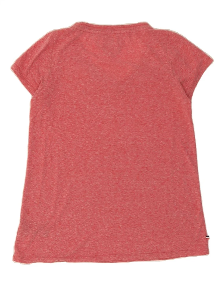 TOMMY HILFIGER Womens T-Shirt Top UK 10 Small Pink Polyester DD71 - Image 2 of 4
