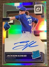 Jackson Kowar 2022 Donruss Optic Holo Silver Rated Rookie Auto #RRS-JK