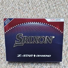 Srixon Z-Star Diamond Pure White Limited Edition Golf Balls 12 Pack