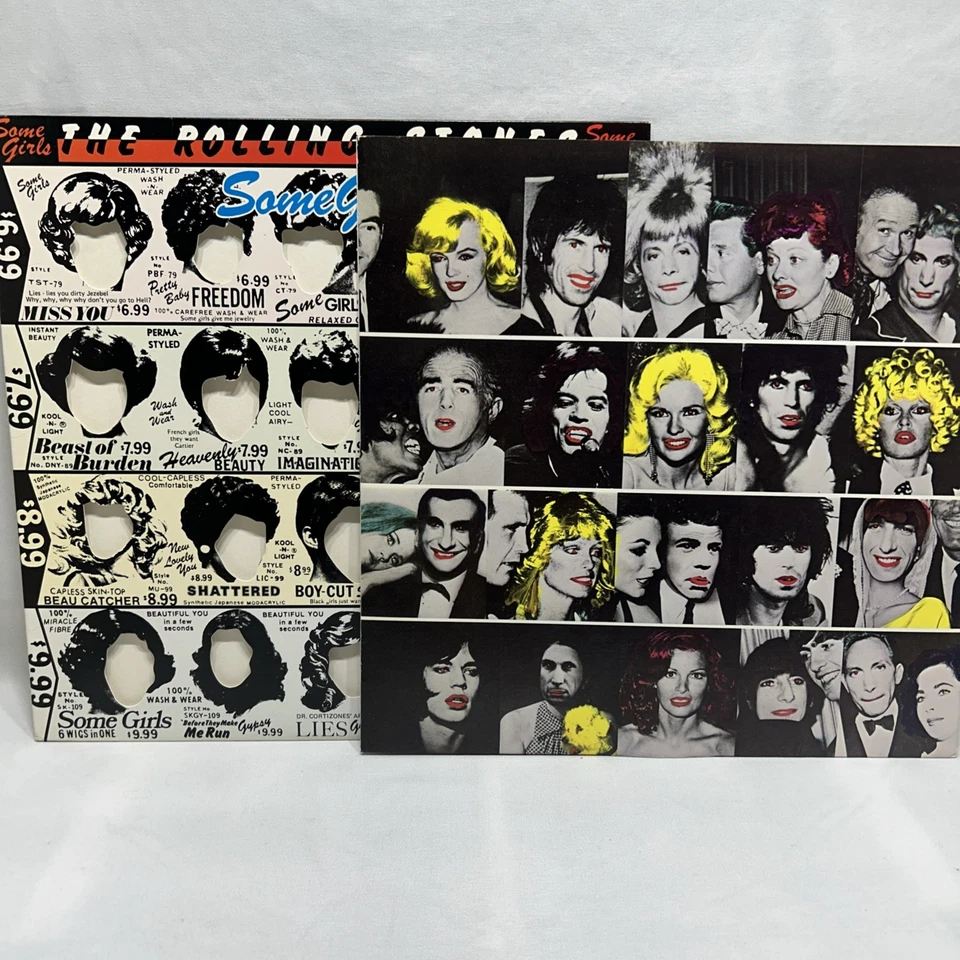 The Rolling Stones ‎~ SOME GIRLS ~ ‎1978 Vinyl Album 1st Press Banned Cover ~ EX - Image 4 of 4