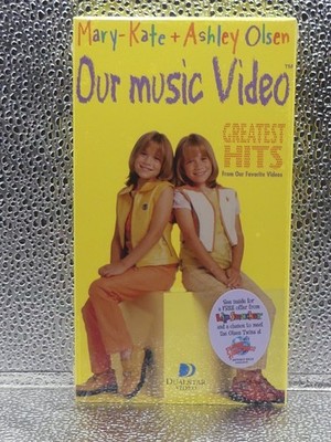 Mary-Kate And Ashley Olsen Our Music Video Greatest Hits VHS New Factory Sealed