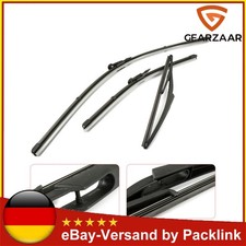 Scheibenwischer Heckwischer Set für Opel Corsa E X15 2014-2025 Schwarz 3Pcs