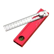 Protractor Tool with Adjustable Angles and Lock for Precise Marking Tasks