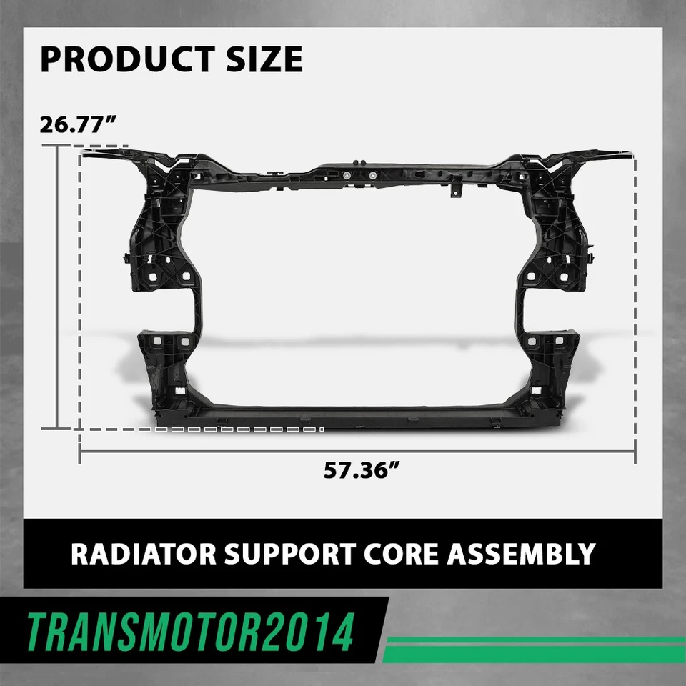 Radiator Support Core Assembly Fit For 2018-23 Audi Q5 20-23 Q5 PHEV 80A805594B - Image 4 of 4