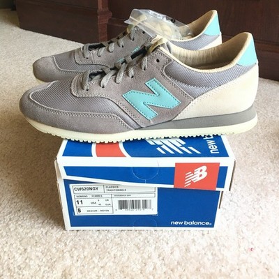 New Balance 620 Casual Athletic Women's Sneakers Shoes Gray Blue Ice Size 11 NIB