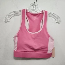 Wilo The Label NWT Racerback Sports Bra Running Workout Gym Pink Size S
