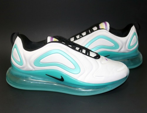 Nike Air Max 720, Size M9/W10.5, White/Aurora/Bright Violet/Black, MSRP  $180 193145535763 | eBay