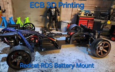 ECB 3D Printing Battery Mount for the Redcat RDS drift car