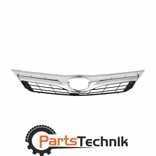 Front Upper Chrome Dark Gray Grill Mesh Grille for 2012 2014 Toyota