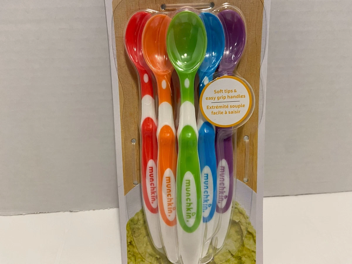 Munchkin 10062 Soft Tip Infant Spoons Multi Color Pack of 6