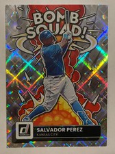 Salvador Perez 2022 Donruss BOMB SQUAD! insert Diamond #BS-1 KC Royals