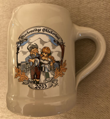 paulaner ceramic mug