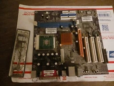 ECS 741GX-M Motherboard 15-K13-011010 SDA2500DUT3D 2x512MB Faceplate 6M Warrenty