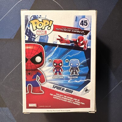Funko ファンコ POP No.45 アメイジング・スパイダーマン2 ソフビ Amazing Spiderman 2 Funko Pop vinyl figure - #45 Rare