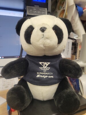 SEVENTY-FIVE YEARS OF DEPENDABILITY SNAP-ON STUFFED PANDA