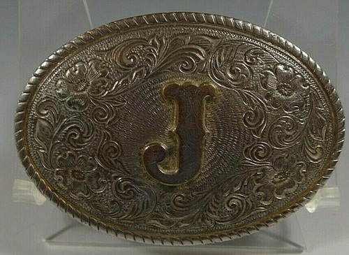 BELT BUCKLE AMINCO "J" THE HERITAGE COLLECTION SSP. GP. VINTAGE VERY CLEAN - 第 1/3 張圖片