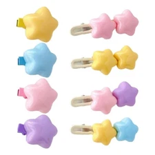 Lovely Star Duckbill Hairpin Y2k Hair Clip Spring Cream Feeling Hairpin for Girl