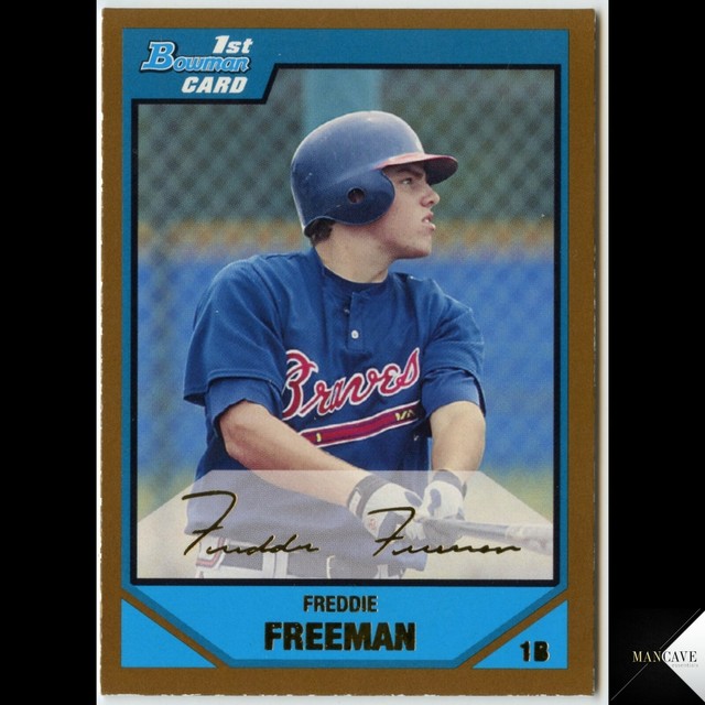 Freddie Freeman 2007 Bowman Draft CHROME ROOKIE CARD BDPP12 BRAVES 
