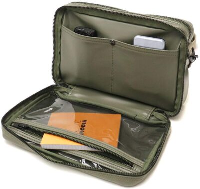 Yoshida PORTER LUGGAGE LABEL LINER SHOULDER BAG Black 951-09270