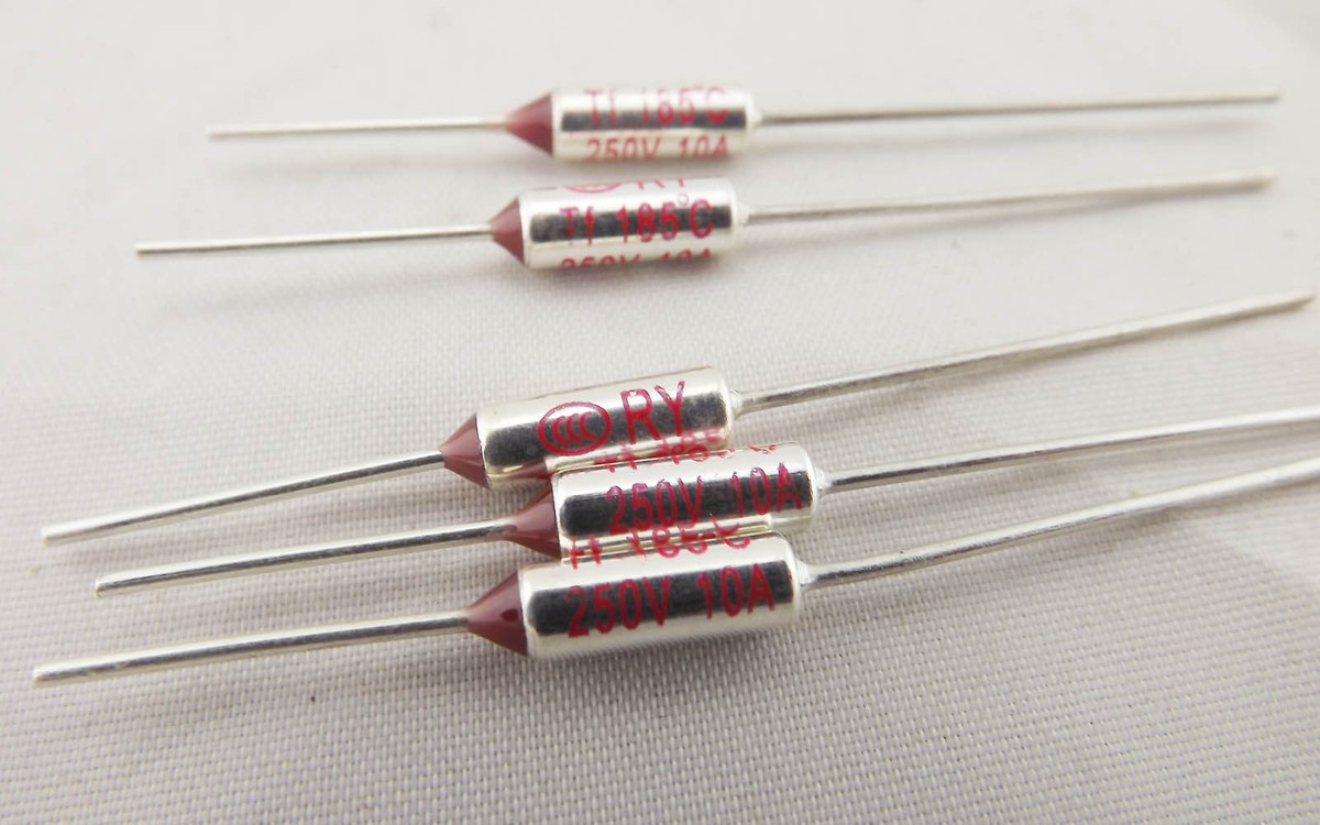 Thermal Fuse 185°C / 365°F - 15A 125VAC Cutoff Safety Fuse For Appliances
