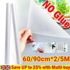 2/5M Roll Frosted Window Film PVC Self-adhesive Privacy Glass Door/Window Films.