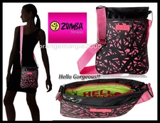 Zumba Hello Gorgeous Crossbody Bag Tote - Stylish & Hip - Great Gift! EliteZWear
