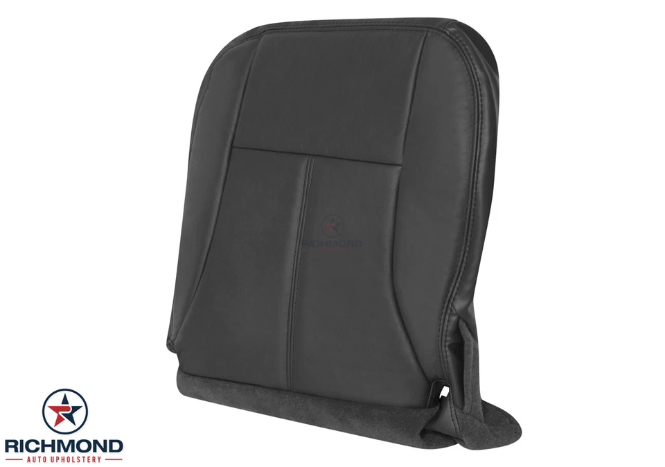 GMC Canyon SLT Z71 2008 2009 2010 - Cubierta de asiento de cuero inferior del lado del conductor negra Foto 2 de 4